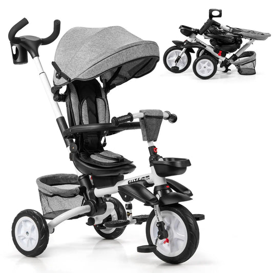 Innovative 6-In-1 Baby Tricycle Stroller