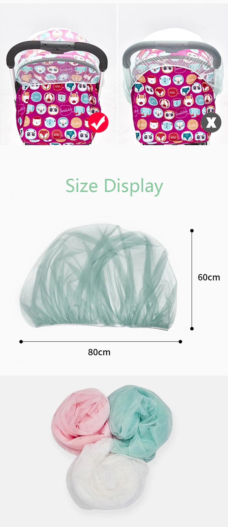 Universal Mosquito net for Stroller