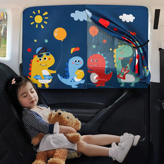 Adorable Spaceman Car Curtains for Side Windows
