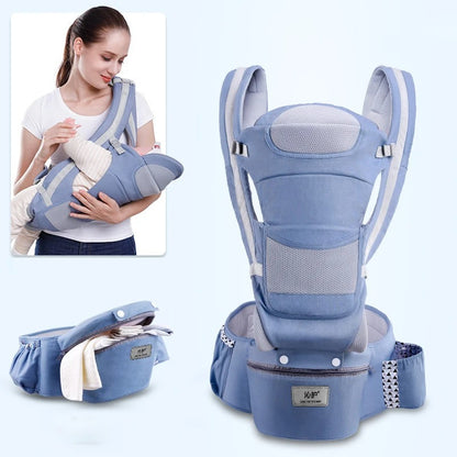 Baby Carrier with Hip Seat  15-in-1 Ways to Carry