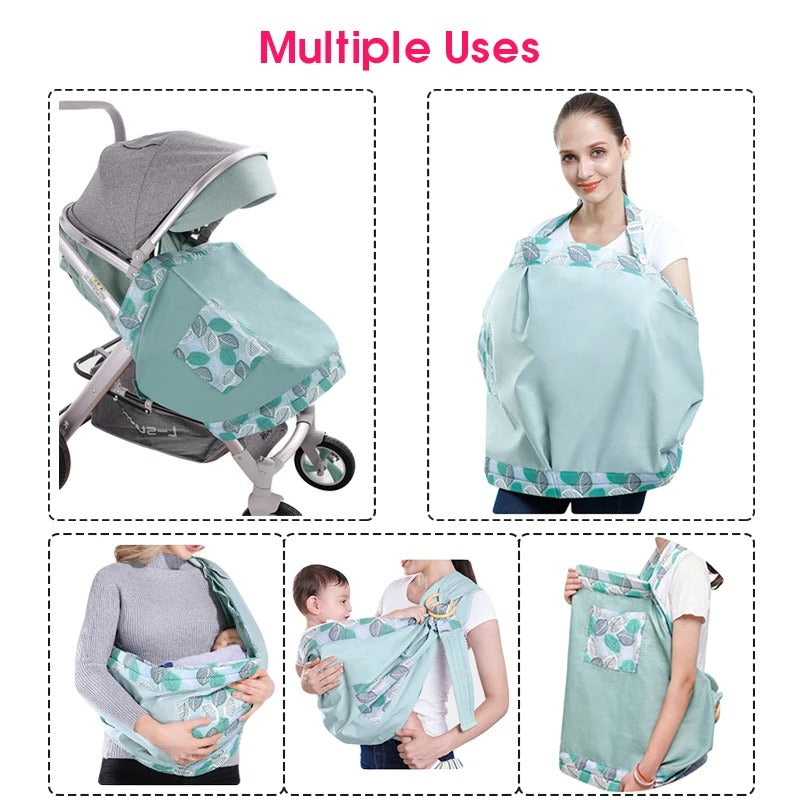Dual-Use Baby Wrap Sling for Newborns