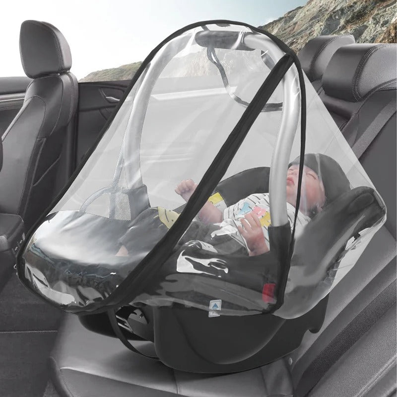 Baby Safety Seat Rain Cover - Clear EVA