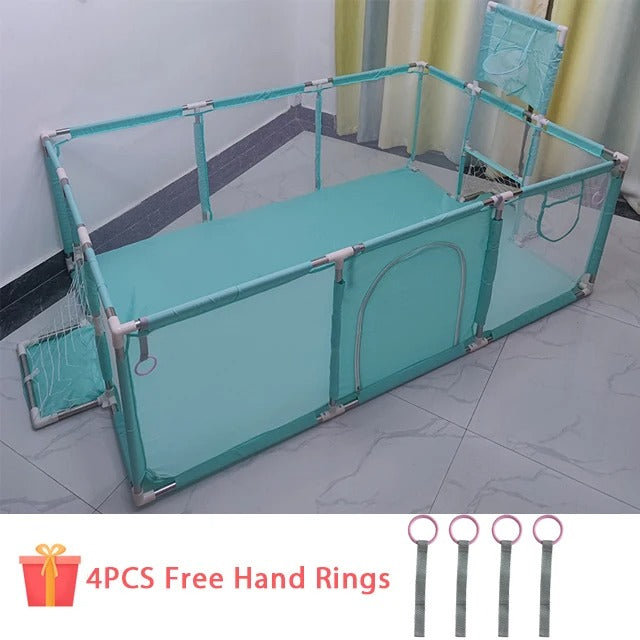 Safe Haven Stainless Steel Playpen for Babies and Toddlers