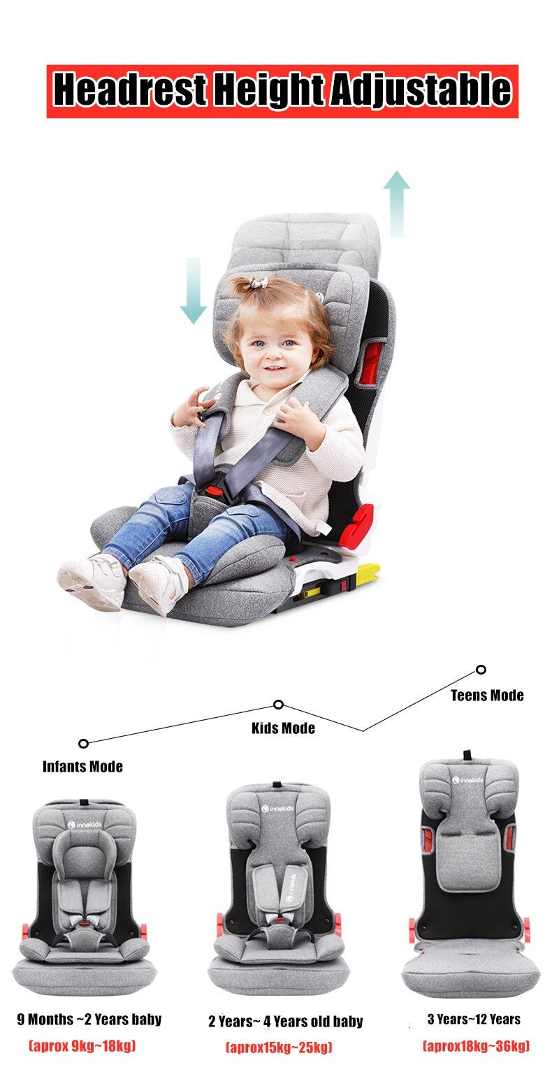 Car Seat Foldable For 9 Month To 12 Years Old
